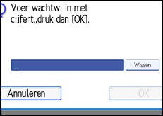 Schermafbeelding Bedieningspaneel