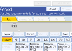 Schermafbeelding Bedieningspaneel