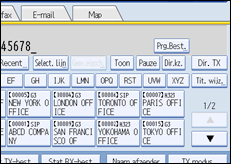 Schermafbeelding Bedieningspaneel