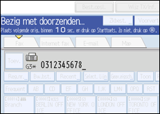 Schermafbeelding Bedieningspaneel