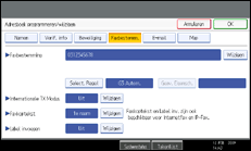 Schermafbeelding Bedieningspaneel