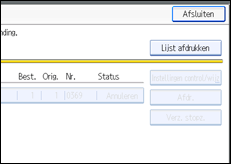 Schermafbeelding Bedieningspaneel
