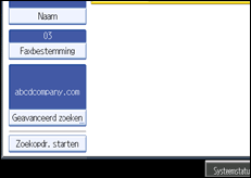 Schermafbeelding Bedieningspaneel