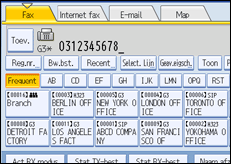 Schermafbeelding Bedieningspaneel