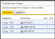 Schermafbeelding Bedieningspaneel