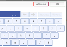 Schermafbeelding Bedieningspaneel