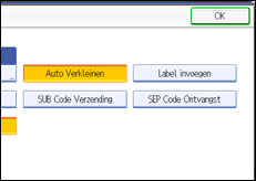 Schermafbeelding Bedieningspaneel