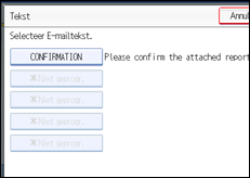 Schermafbeelding Bedieningspaneel