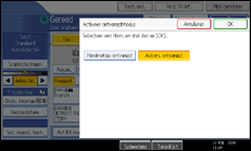 Schermafbeelding Bedieningspaneel