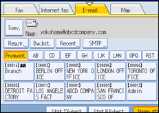 Schermafbeelding Bedieningspaneel