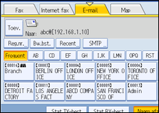 Schermafbeelding Bedieningspaneel