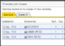 Schermafbeelding Bedieningspaneel