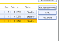 Schermafbeelding Bedieningspaneel