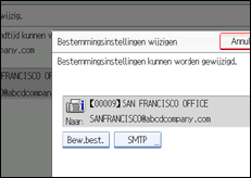 Schermafbeelding Bedieningspaneel
