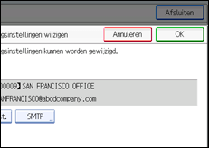 Schermafbeelding Bedieningspaneel