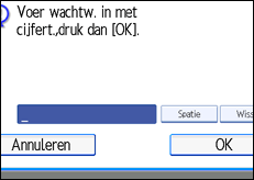 Schermafbeelding Bedieningspaneel