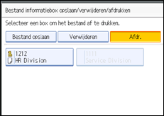 Schermafbeelding Bedieningspaneel