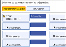 Schermafbeelding Bedieningspaneel