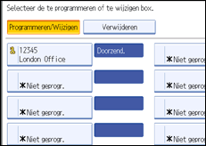 Schermafbeelding Bedieningspaneel