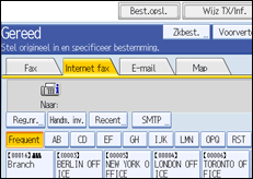Schermafbeelding Bedieningspaneel