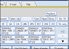 Schermafbeelding Bedieningspaneel