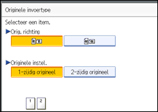 Schermafbeelding Bedieningspaneel