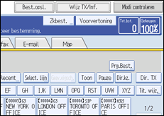 Schermafbeelding Bedieningspaneel