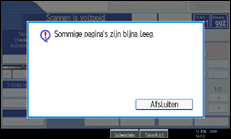 Schermafbeelding Bedieningspaneel
