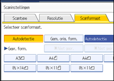 Schermafbeelding Bedieningspaneel