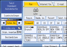 Schermafbeelding Bedieningspaneel