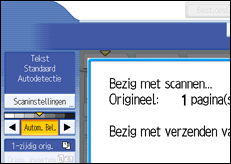Schermafbeelding Bedieningspaneel
