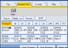 Schermafbeelding Bedieningspaneel
