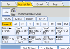 Schermafbeelding Bedieningspaneel