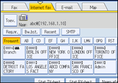 Schermafbeelding Bedieningspaneel