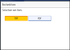 Schermafbeelding Bedieningspaneel