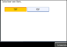 Schermafbeelding Bedieningspaneel