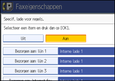 Schermafbeelding Bedieningspaneel