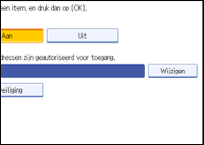 Schermafbeelding Bedieningspaneel
