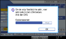 Schermafbeelding Bedieningspaneel