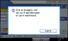 Schermafbeelding Bedieningspaneel