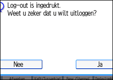 Schermafbeelding Bedieningspaneel