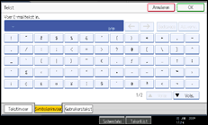 Schermafbeelding Bedieningspaneel