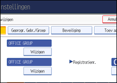 Schermafbeelding Bedieningspaneel