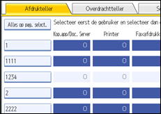 Schermafbeelding Bedieningspaneel