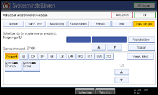 Schermafbeelding Bedieningspaneel