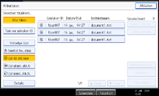 Illustratie scherm bedieningspaneel