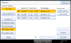 Illustratie scherm bedieningspaneel