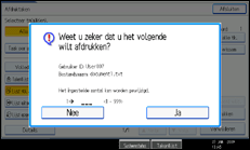 Illustratie scherm bedieningspaneel