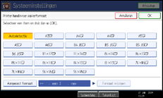 Illustratie scherm bedieningspaneel