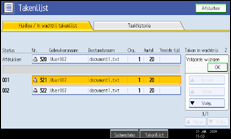 Illustratie scherm bedieningspaneel